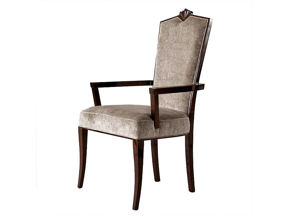 Hochwertiger Armlehnstuhl in italienischem Design hoher Lehne