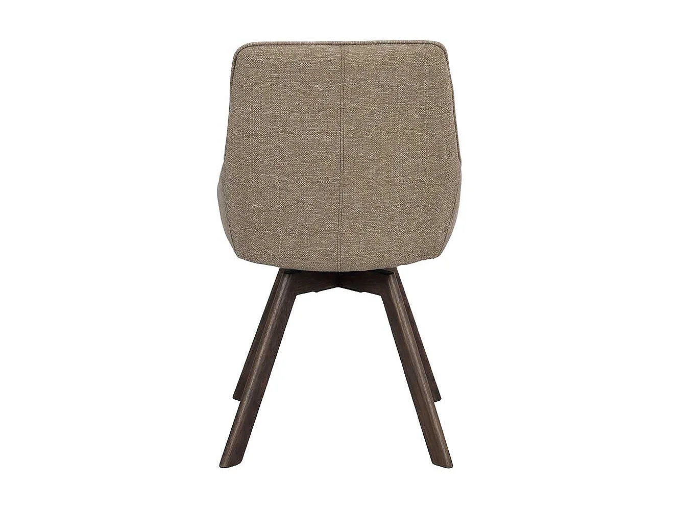 Esszimmerstuhl Polsterstuhl in Beigegrau mit gepolsterter Rückenlehne (2er Set)