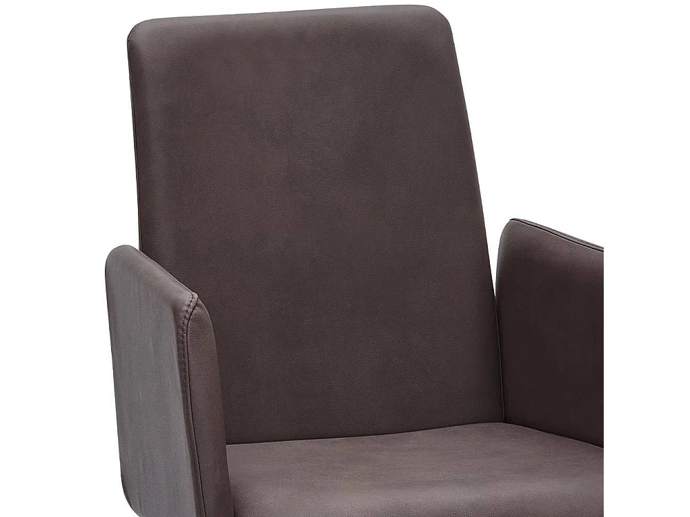 Esszimmerstuhl Armlehnstuhl aus Metall und Microfaser