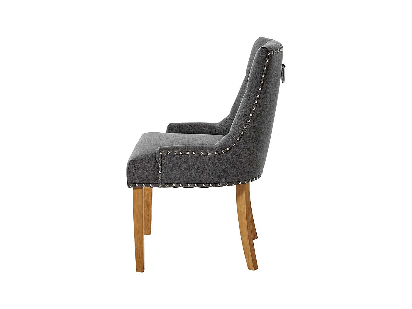 Esstischstuhl Stuhl in Grau und Eichefarben