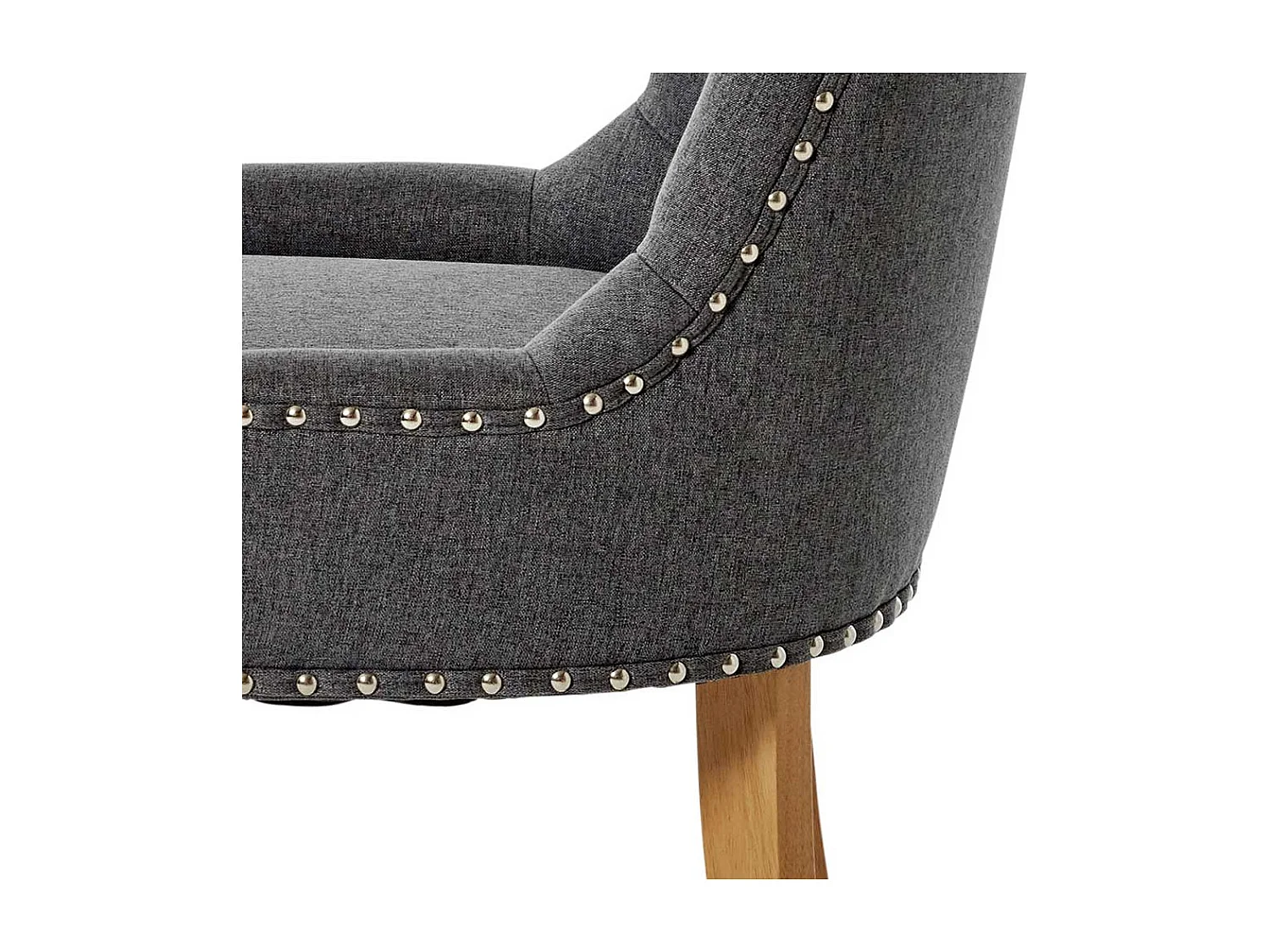 Esstischstuhl Stuhl in Grau und Eichefarben