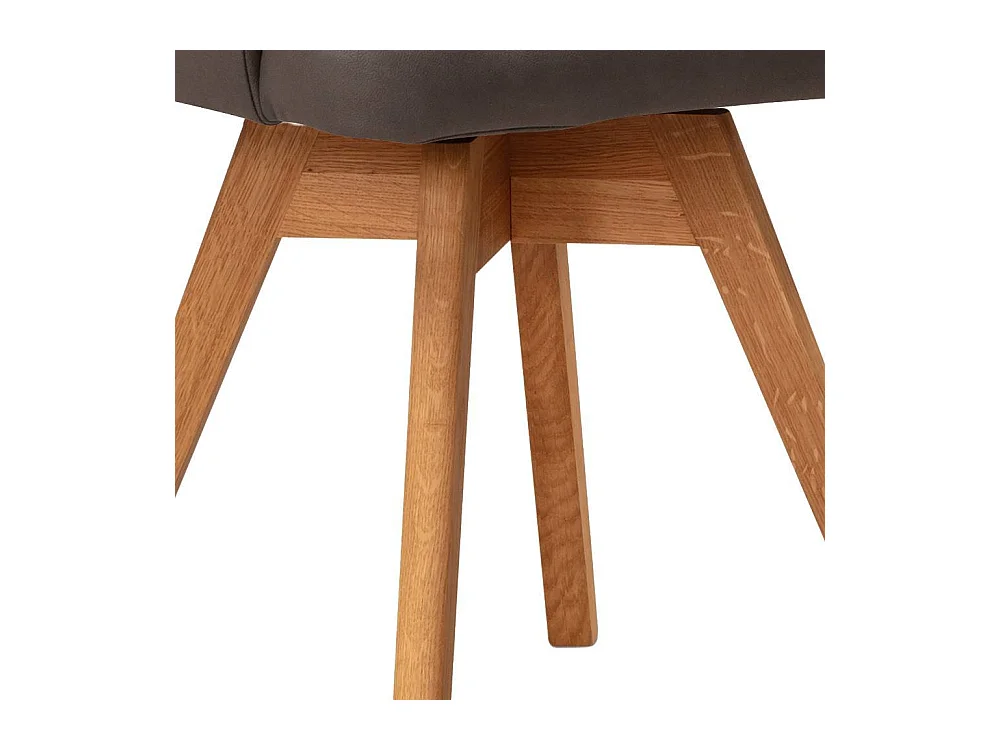 Armlehnstuhl Polsterstuhl drehbar aus Microfaser