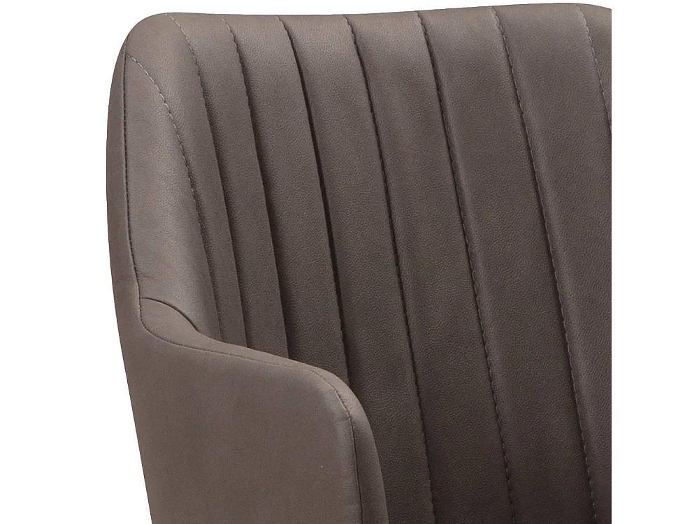 Armlehnstuhl Polsterstuhl drehbar aus Microfaser