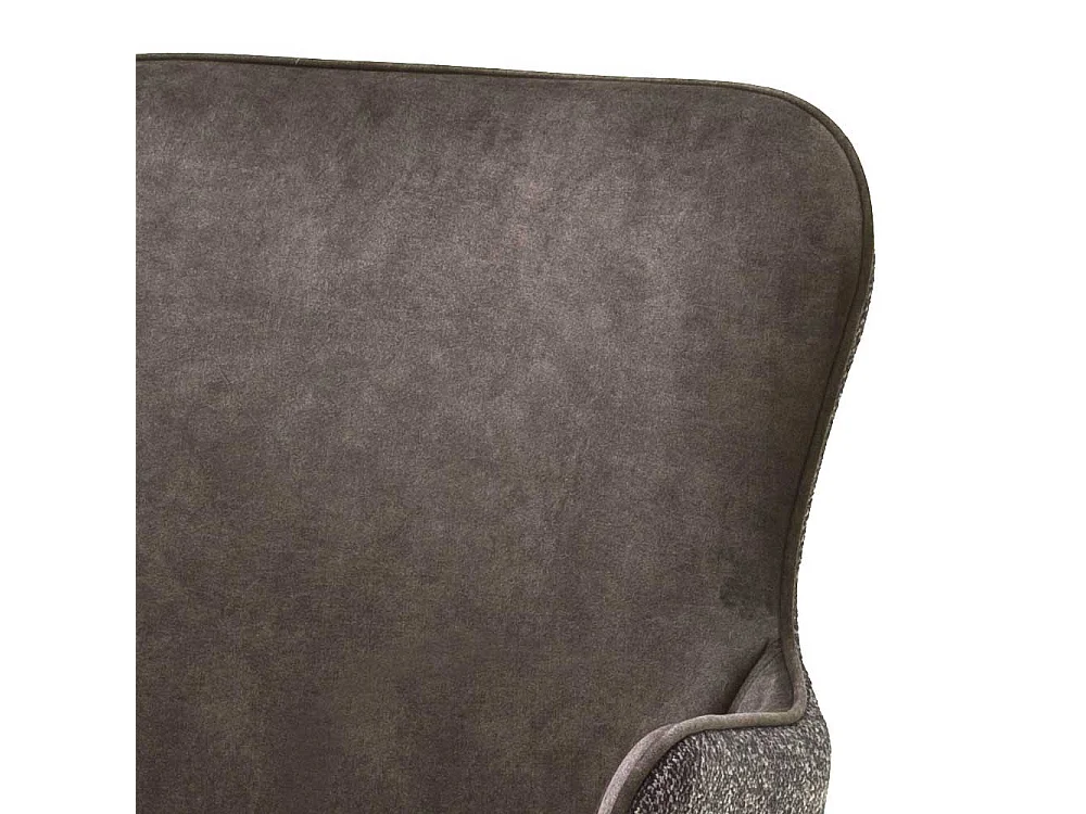 Armlehnenst�hle in Hellbraun Velours drehbar (2er Set)