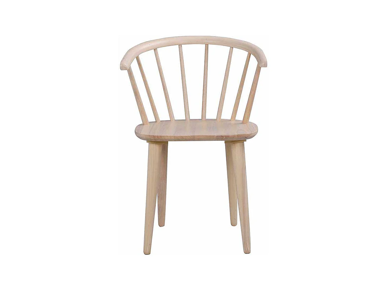 Esszimmerstuhl aus Holz massiv White Wash (2er Set)