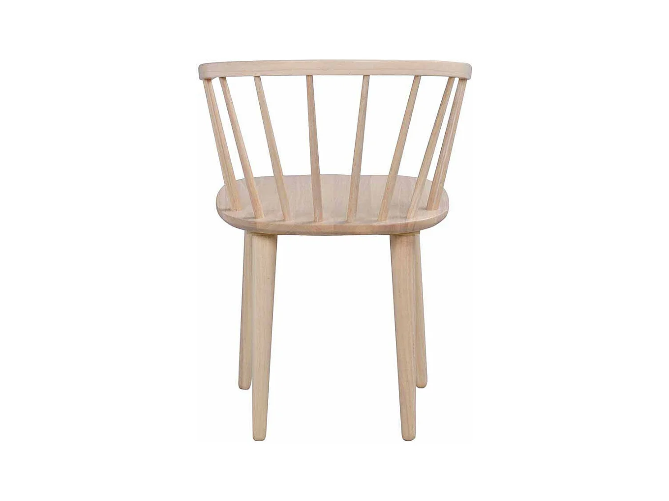 Esszimmerstuhl aus Holz massiv White Wash (2er Set)