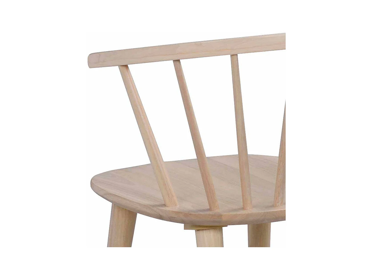 Esszimmerstuhl aus Holz massiv White Wash (2er Set)