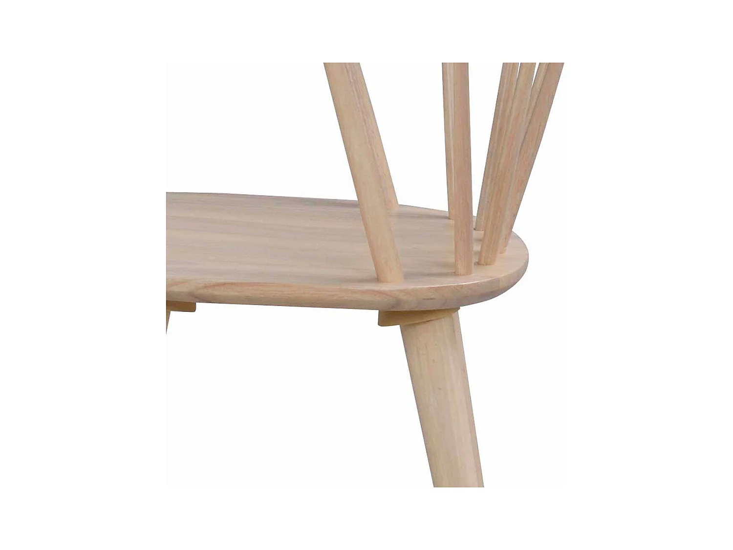Esszimmerstuhl aus Holz massiv White Wash (2er Set)