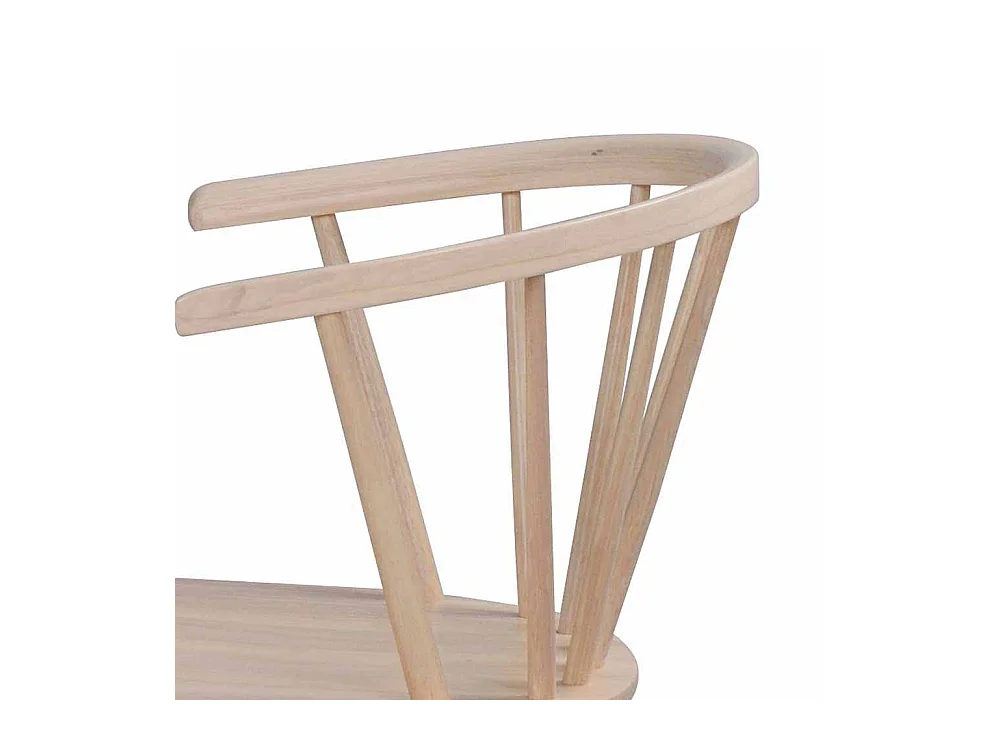 Esszimmerstuhl aus Holz massiv White Wash (2er Set)