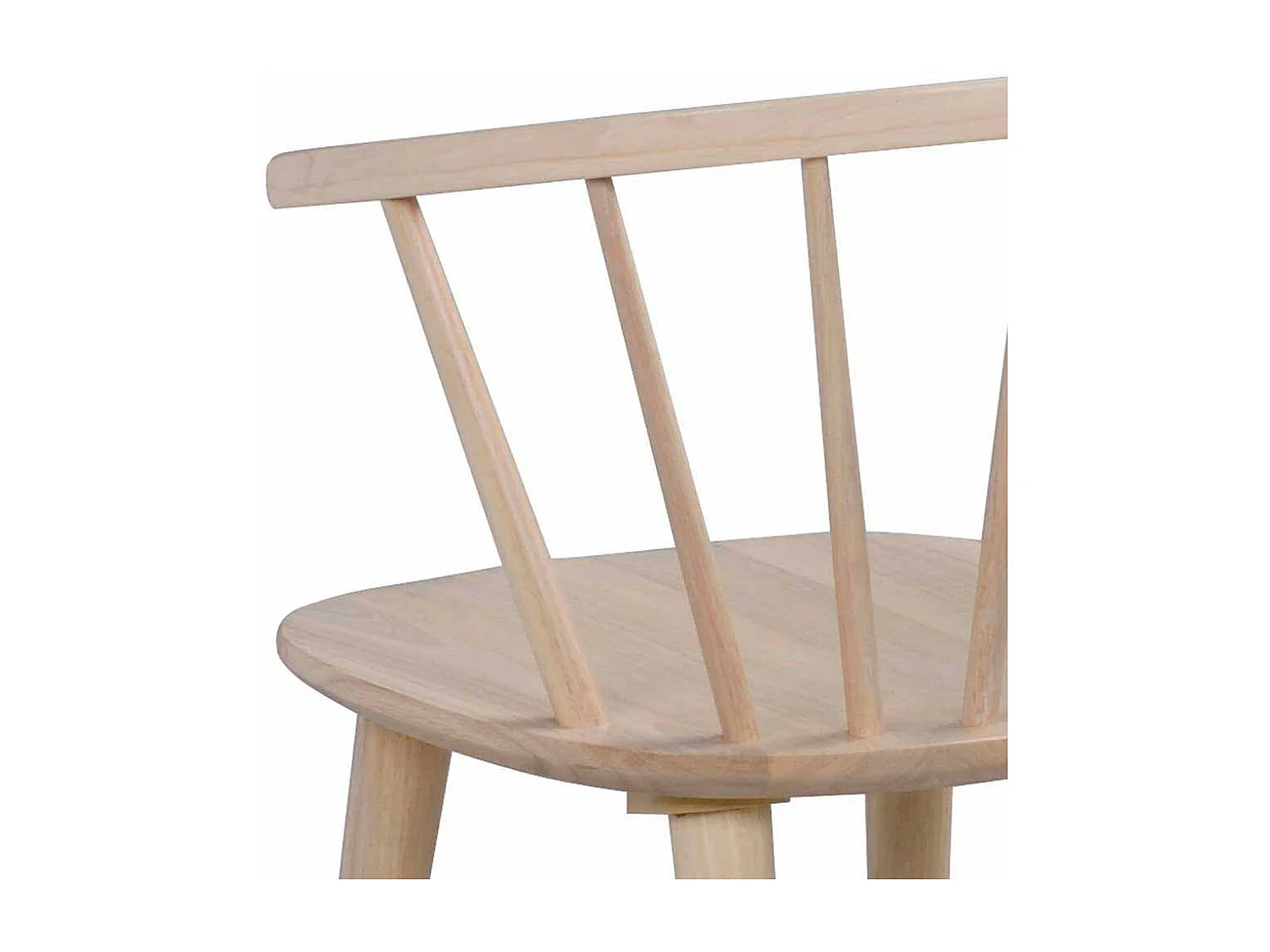 Esszimmerstuhl aus Holz massiv White Wash (2er Set)