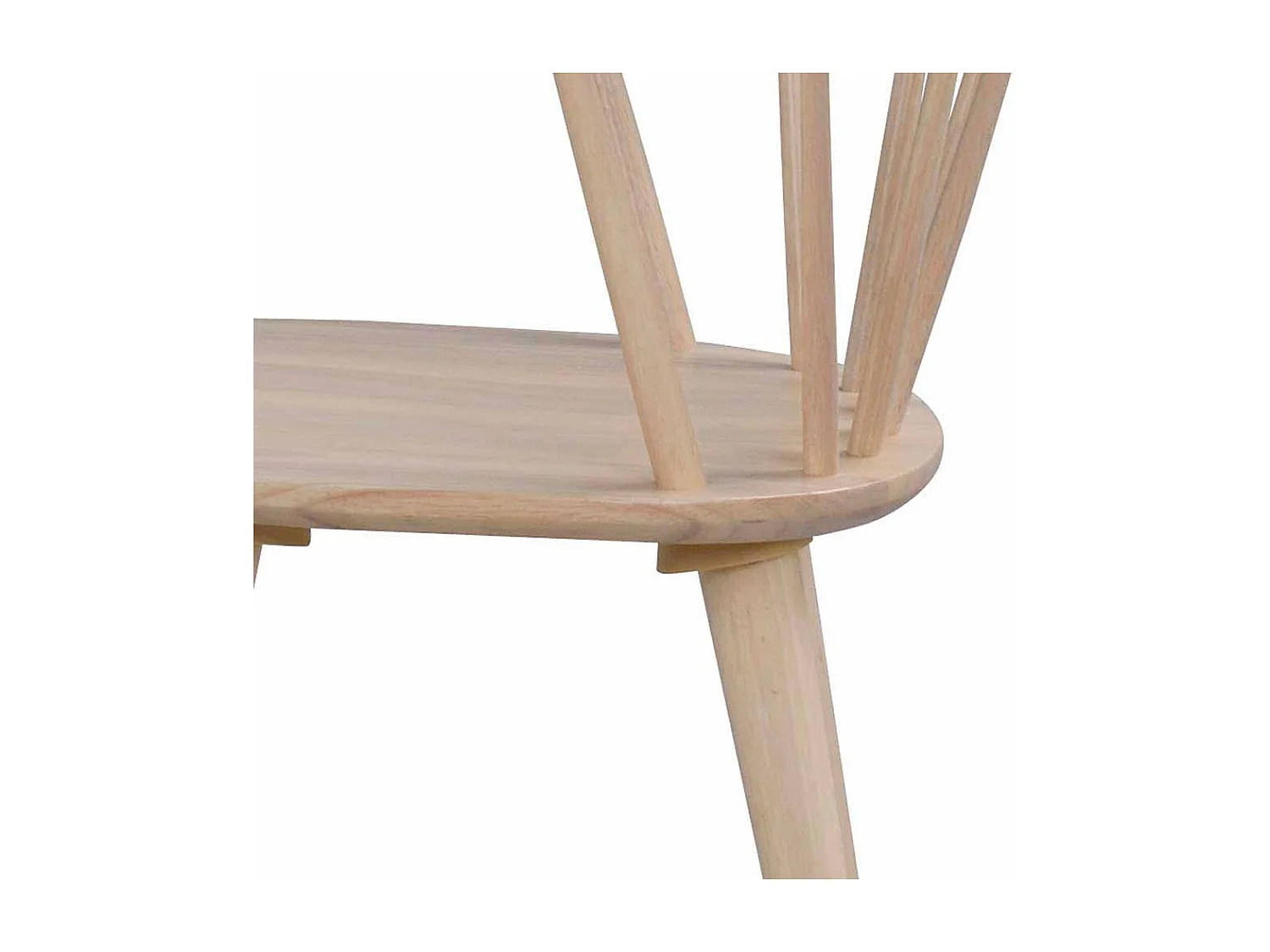 Esszimmerstuhl aus Holz massiv White Wash (2er Set)