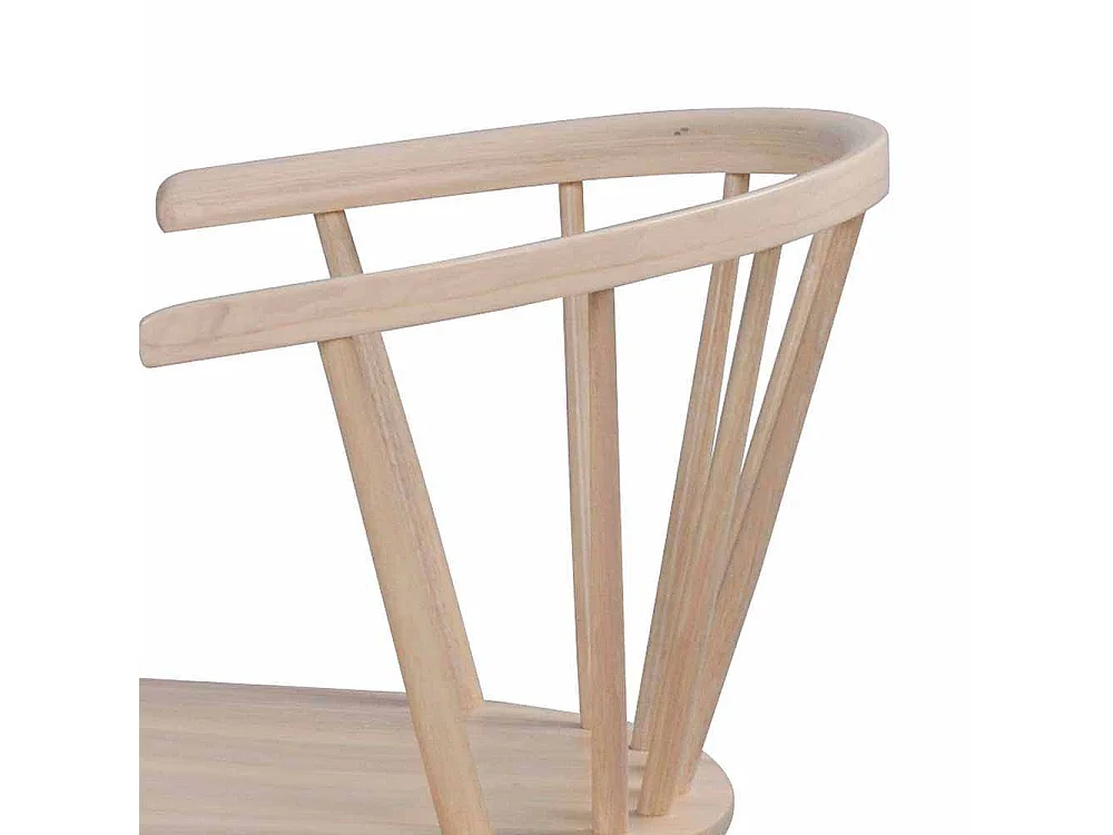 Esszimmerstuhl aus Holz massiv White Wash (2er Set)