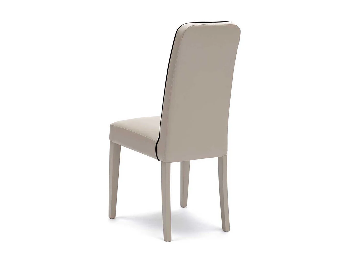 Esszimmerstuhl in Creme Kunstleder Buche Massivholz (2er Set)