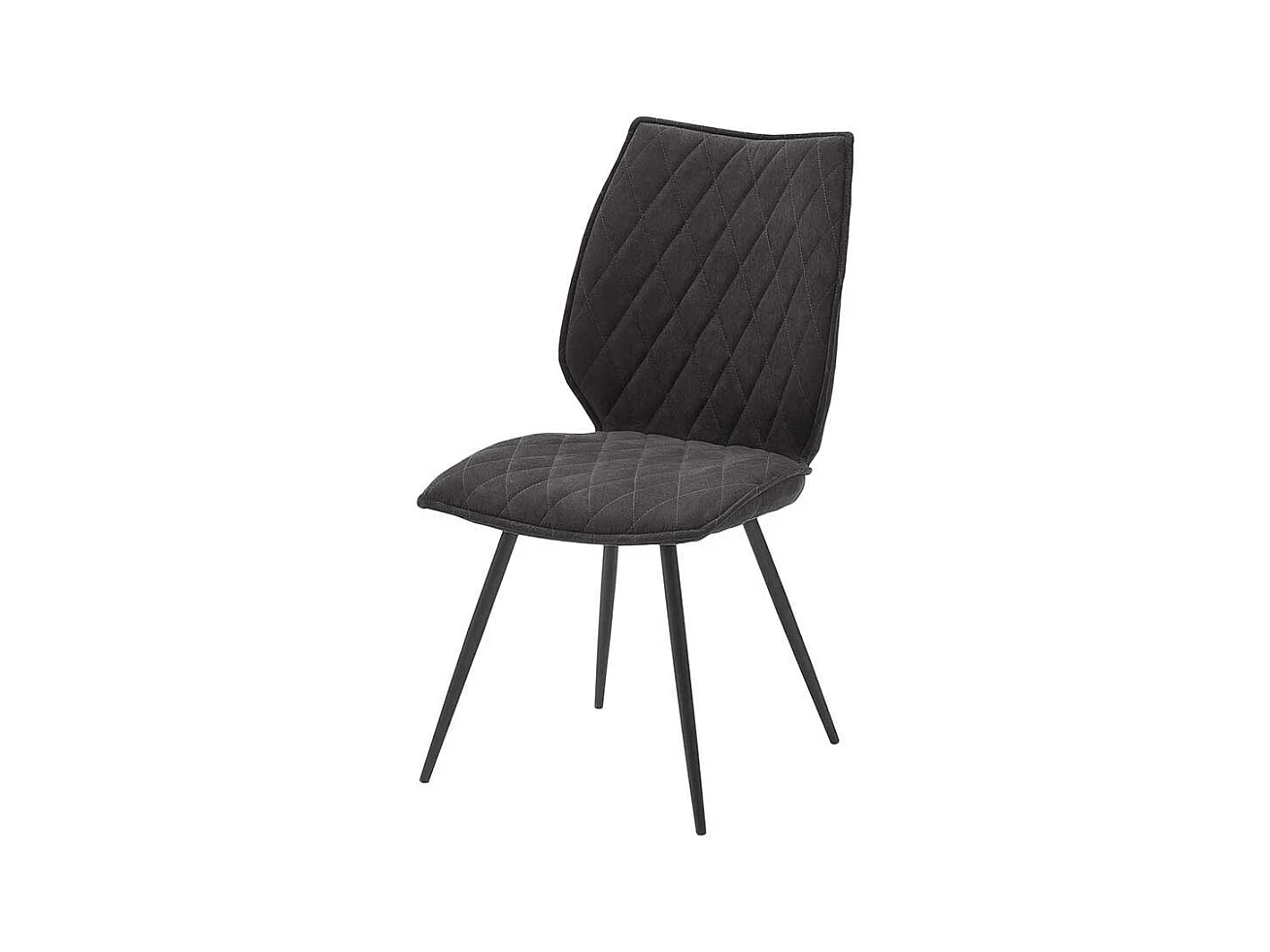 K�chenst�hle in Anthrazit Microfaser 50 cm breit (2er Set)