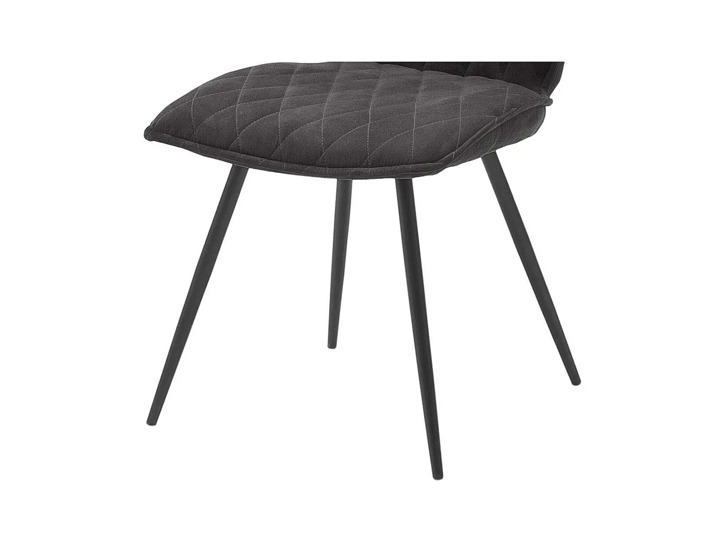 K�chenst�hle in Anthrazit Microfaser 50 cm breit (2er Set)