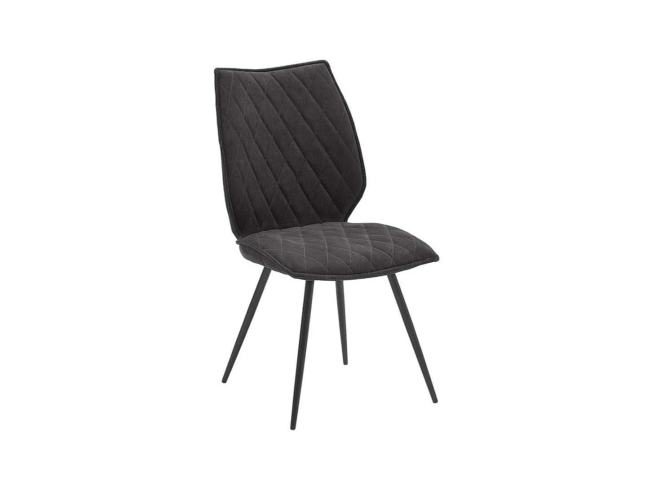 K�chenst�hle in Anthrazit Microfaser 50 cm breit (2er Set)