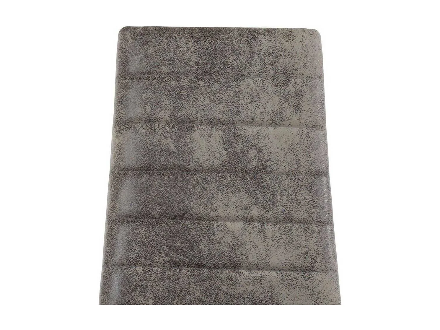 Microfaser Stühle in Hellgrau vier Stuhlbeinen aus Metall (Set)