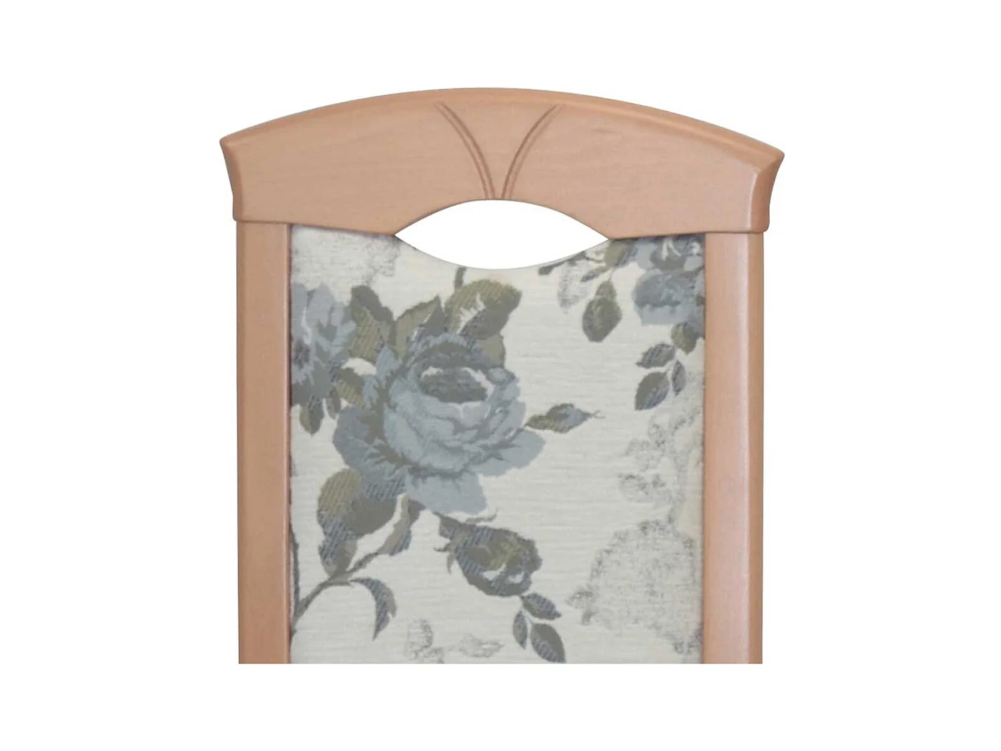 Esstisch Stühle Buche mit Blumen Motiv Beige bunt (2er Set)