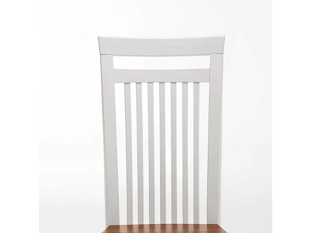 Esszimmerstuhl in Weiß Kiefer massiv Landhaus Design (2er Set)