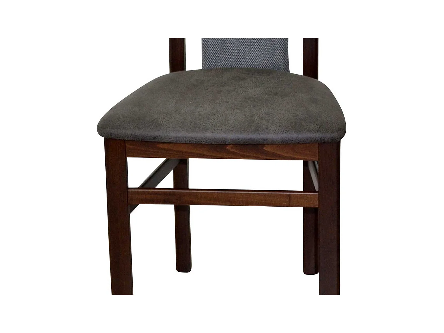 Stühle in Nussbaumfarben Anthrazit (2er Set)