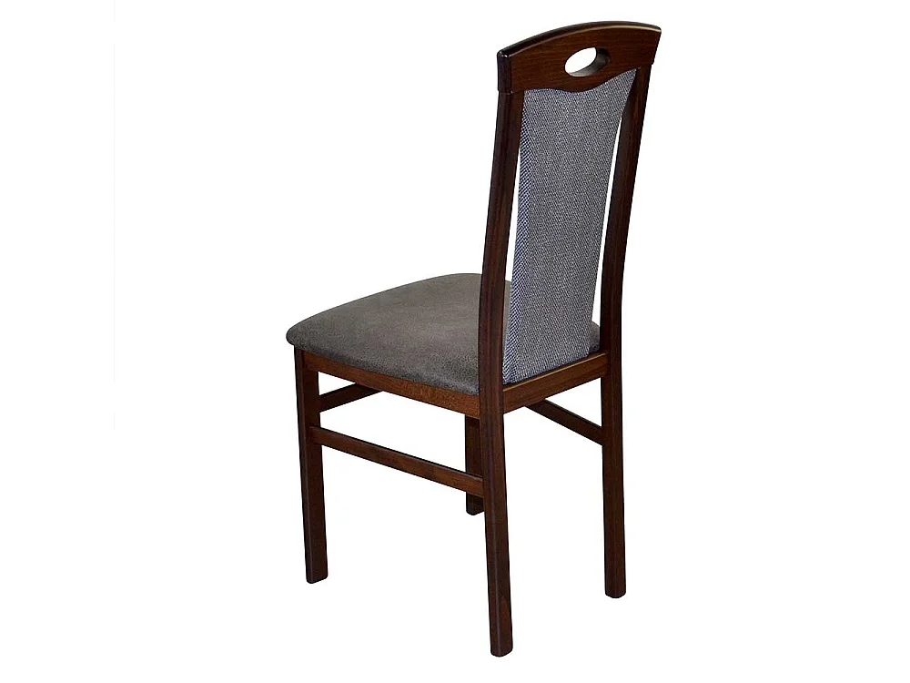 Stühle in Nussbaumfarben Anthrazit (2er Set)