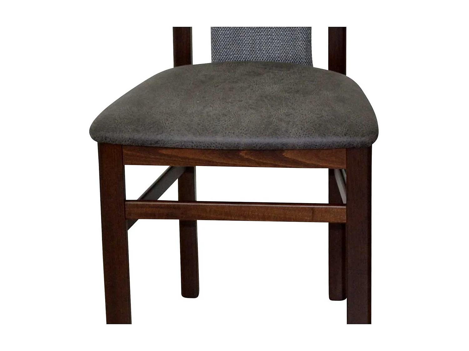 Stühle in Nussbaumfarben Anthrazit (2er Set)