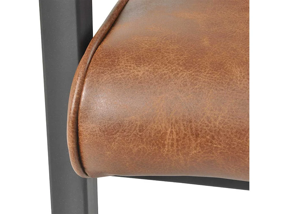 Freischwinger mit Armlehnen Hellbraun (2er Set)