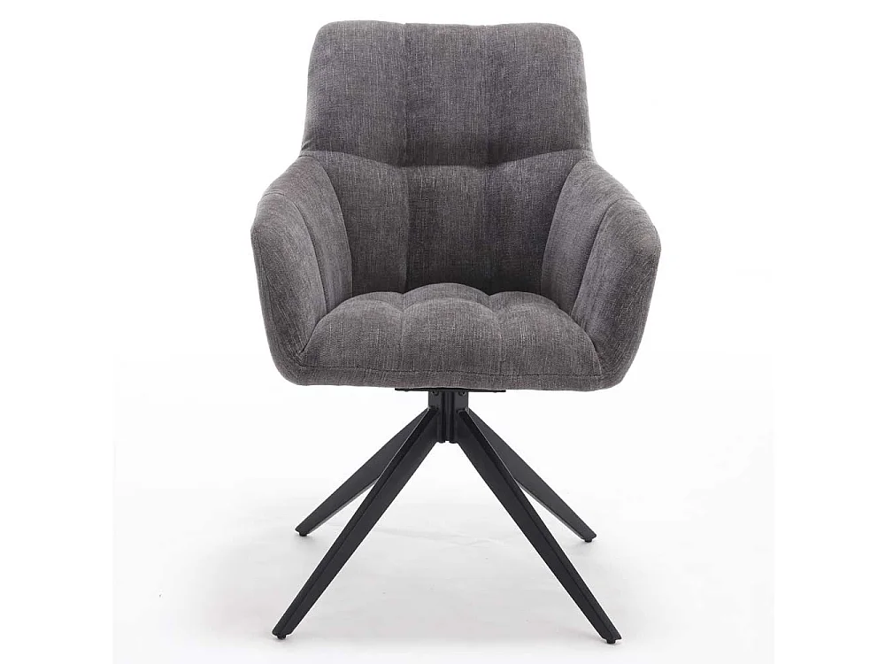 Armlehnstuhl in Grau Armlehnen (2er Set)