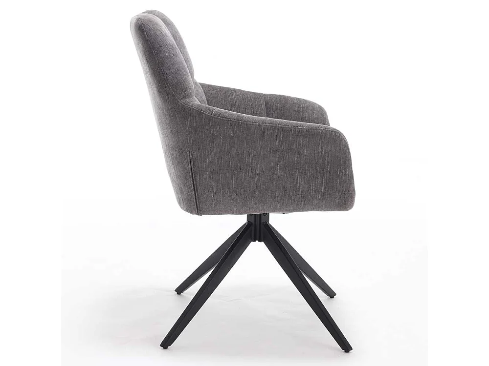 Armlehnstuhl in Grau Armlehnen (2er Set)