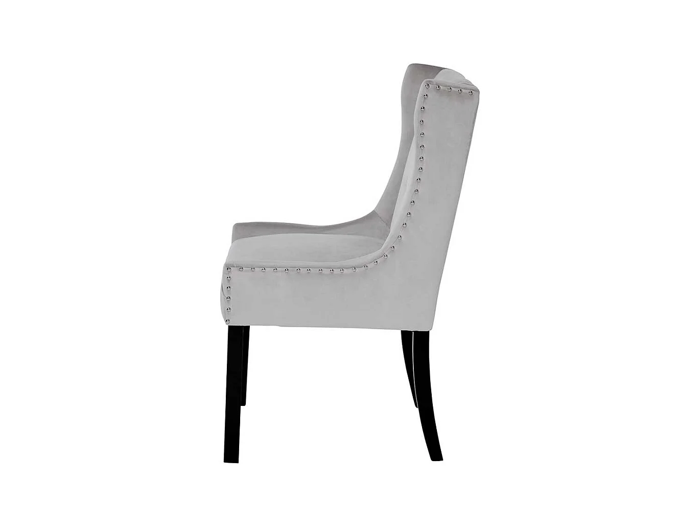 Esszimmerstuhl Stuhl in Silbergrau und Schwarz