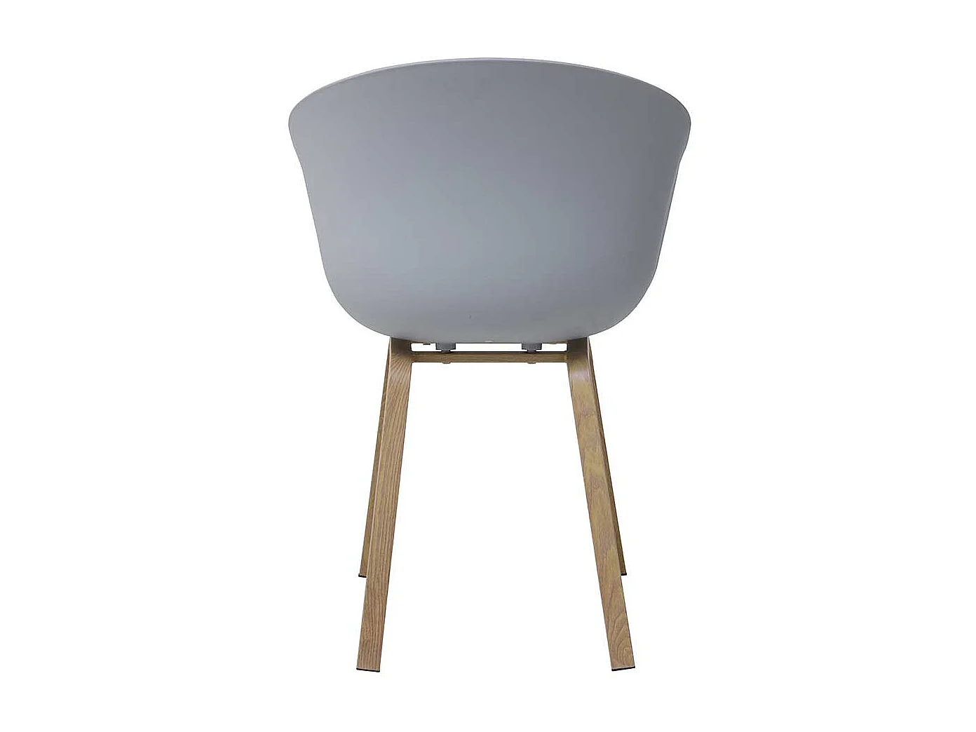 Esszimmerstühle aus Kunststoff mit Sitzschale (2er Set)