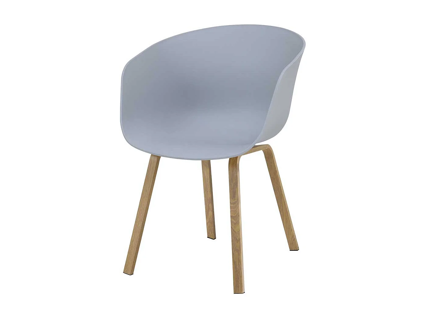 Esszimmerstühle aus Kunststoff mit Sitzschale (2er Set)