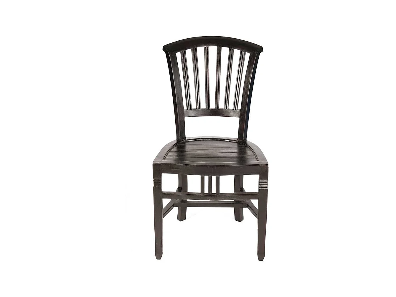 Hochlehner im Kolonialstil Mahagoni Massivholz