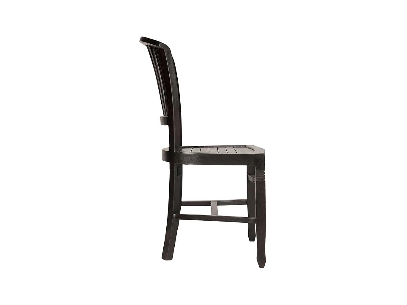 Hochlehner im Kolonialstil Mahagoni Massivholz