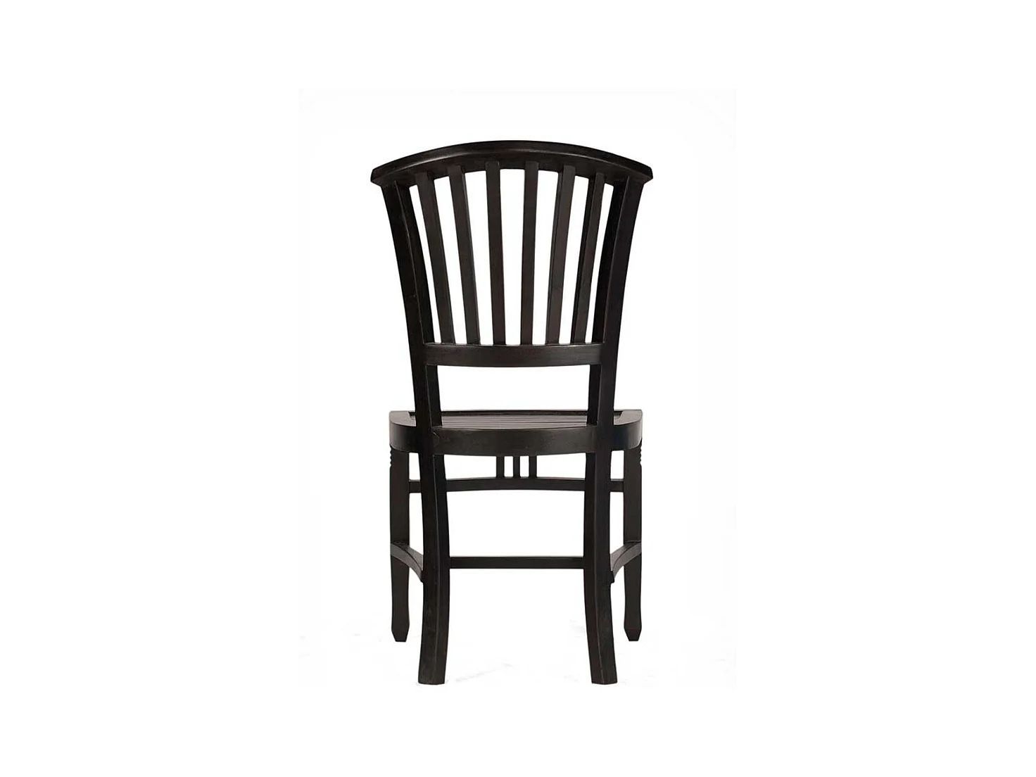 Hochlehner im Kolonialstil Mahagoni Massivholz