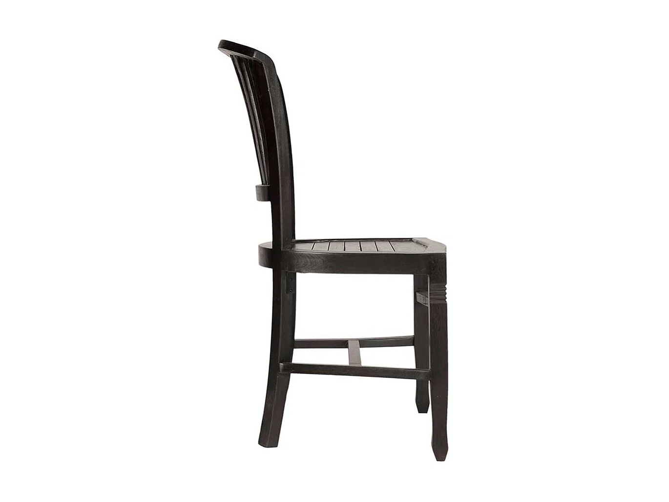 Hochlehner im Kolonialstil Mahagoni Massivholz