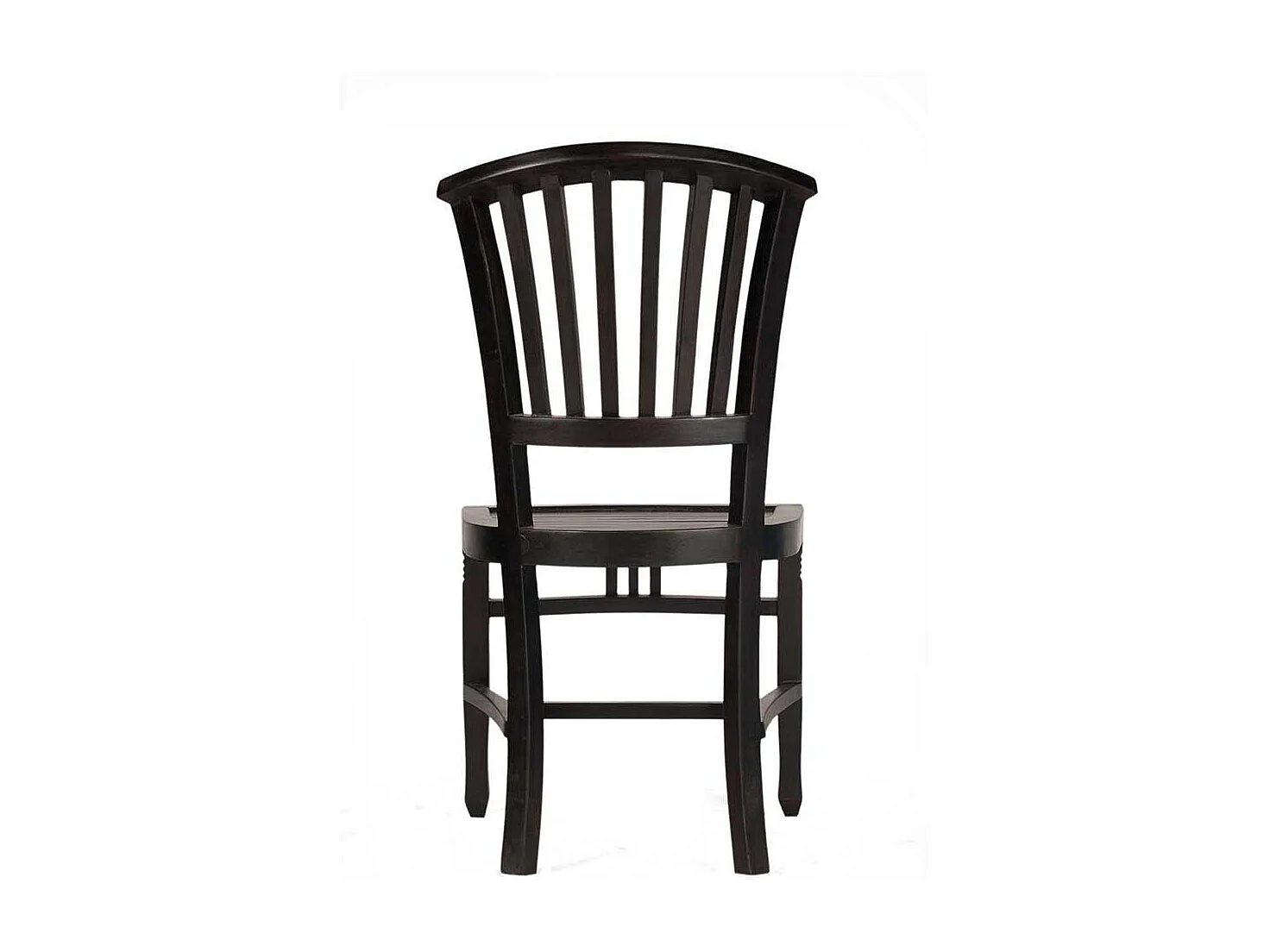 Hochlehner im Kolonialstil Mahagoni Massivholz