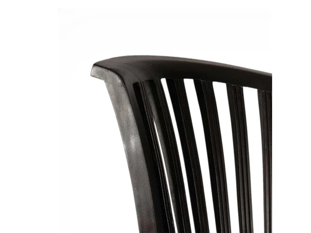 Hochlehner im Kolonialstil Mahagoni Massivholz