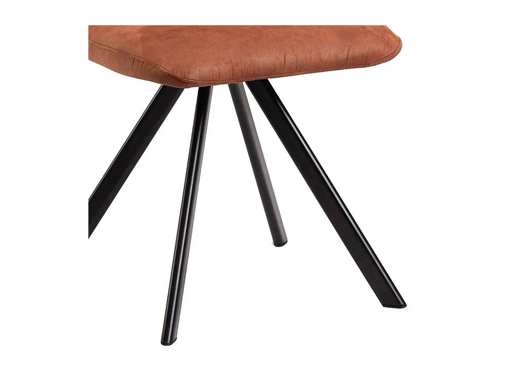 Esszimmerstuhl Polsterstuhl aus Microfaser mit Gestell aus Metall (2er Set)