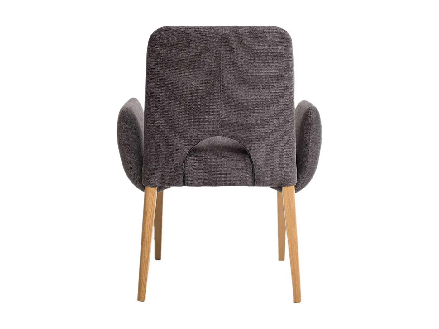 Esszimmerarmlehnstuhl aus Velours Gestell aus Massivholz