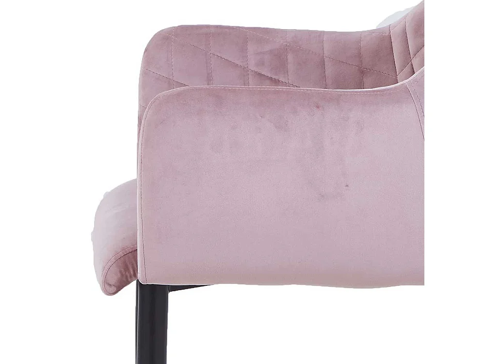 Samt Stühle in Altrosa Retro Style (2er Set)