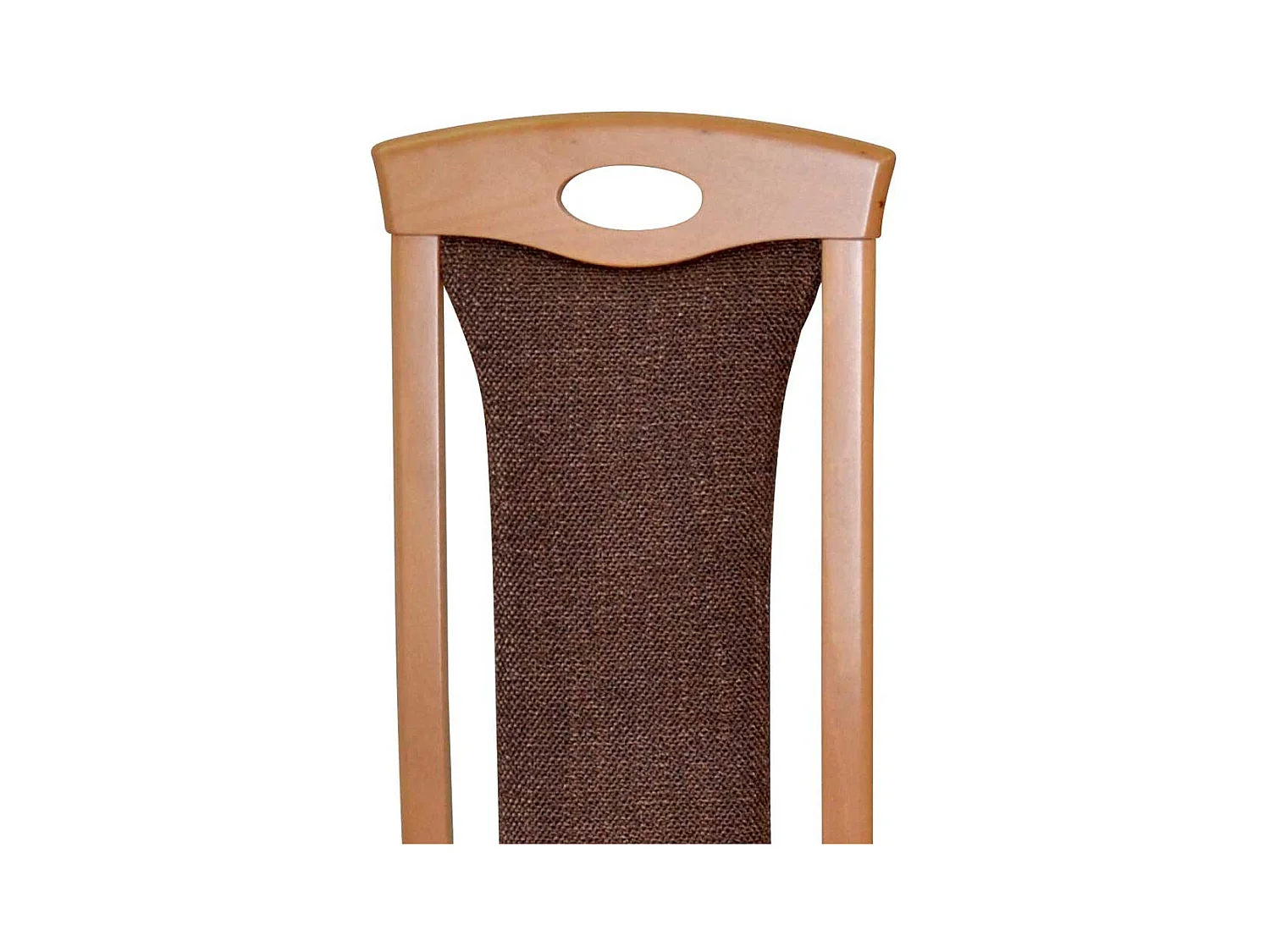 Esstisch Stühle Buche Bezug in Braun 95 cm hoch (2er Set)