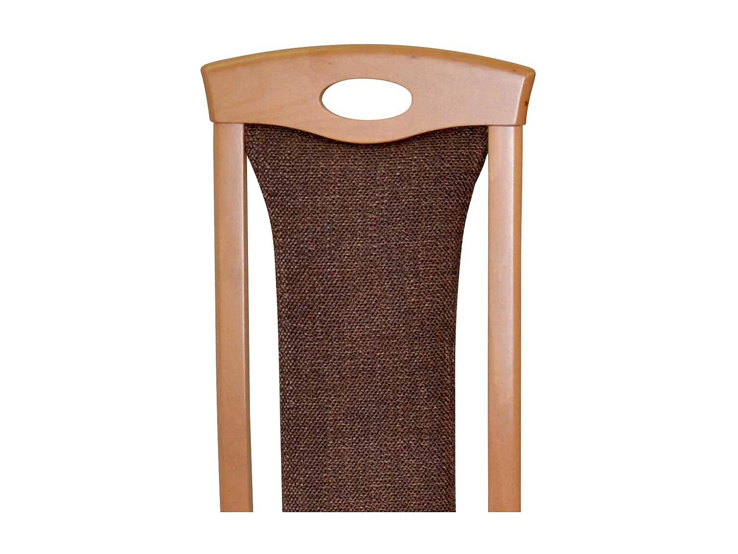 Esstisch Stühle Buche Bezug in Braun 95 cm hoch (2er Set)