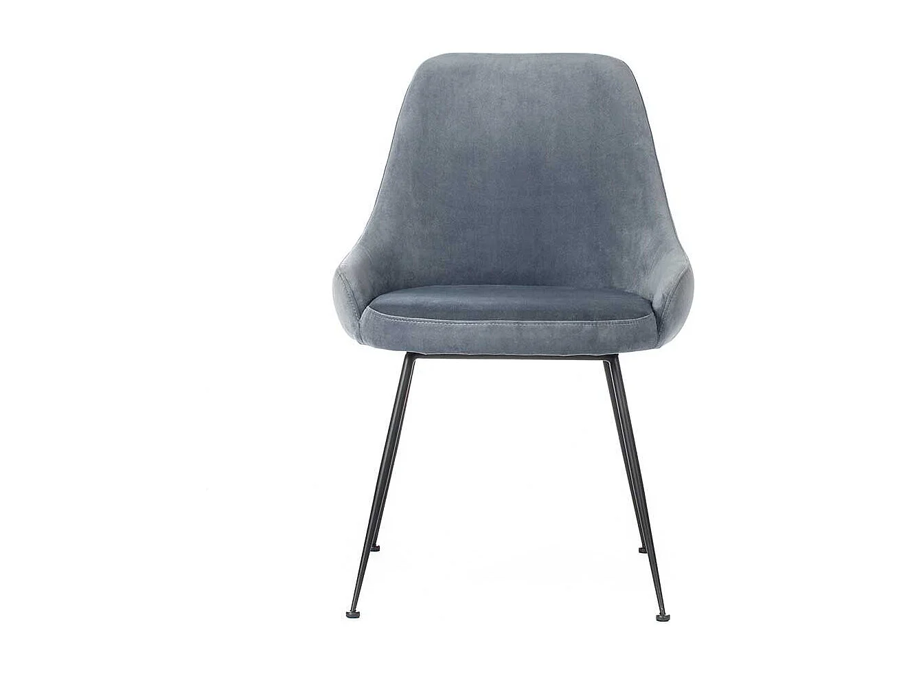 Esszimmerstuhl in Hellblau gepolstert