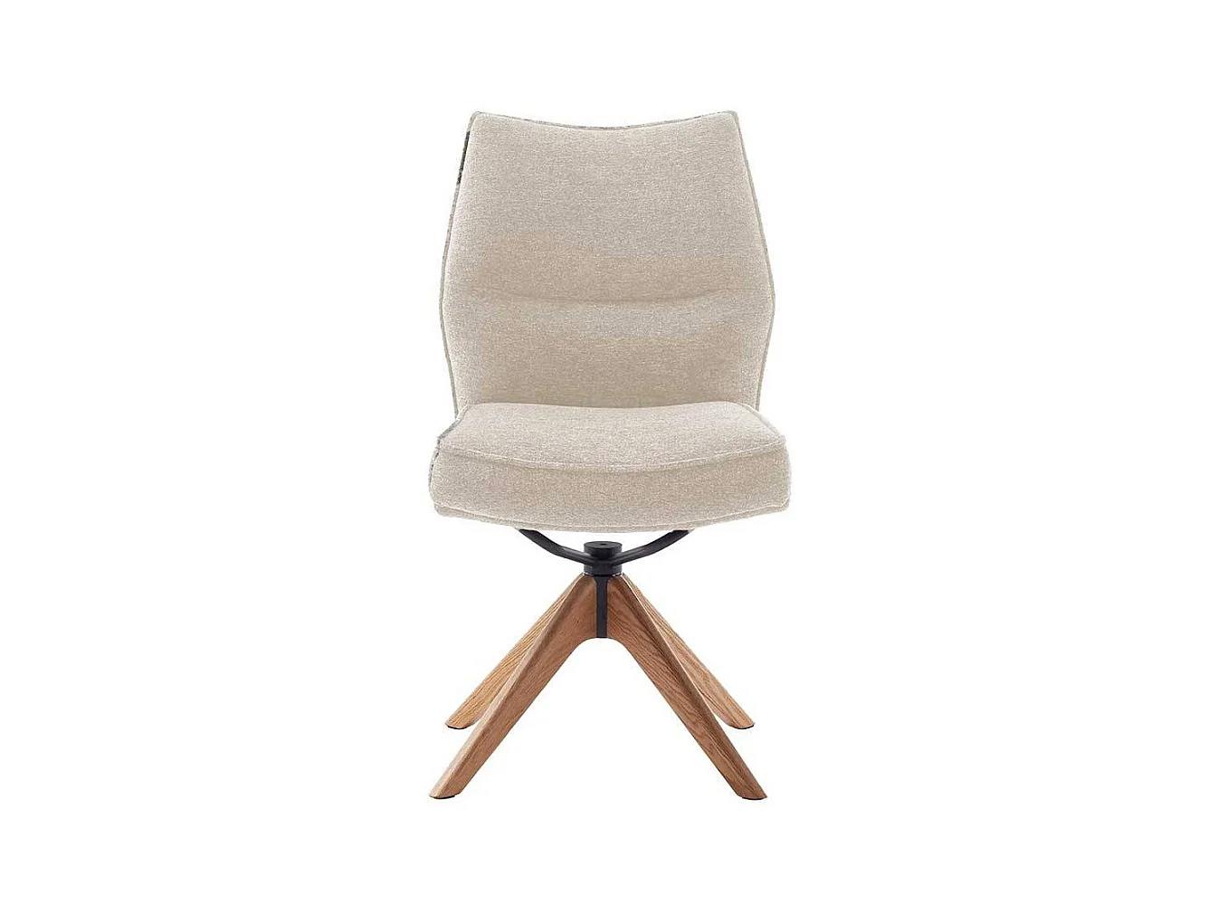 Esstisch Stühle Küchenstuhl aus Massivholz und Chenillegewebe (2er Set)