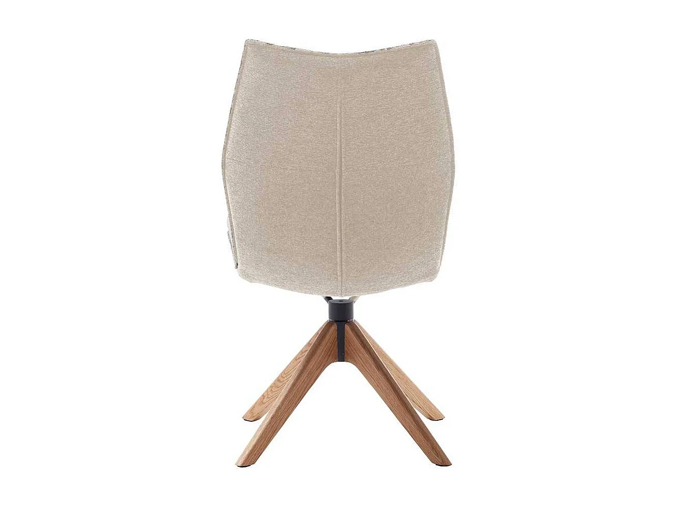 Esstisch Stühle Küchenstuhl aus Massivholz und Chenillegewebe (2er Set)