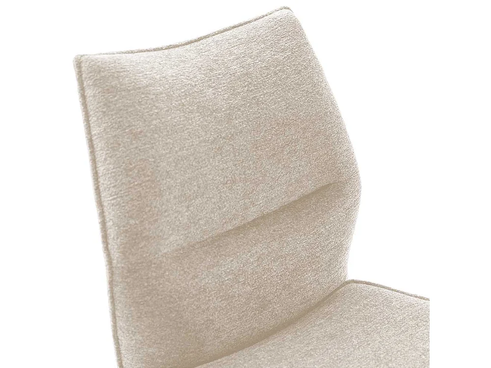 Esstisch Stühle Küchenstuhl aus Massivholz und Chenillegewebe (2er Set)