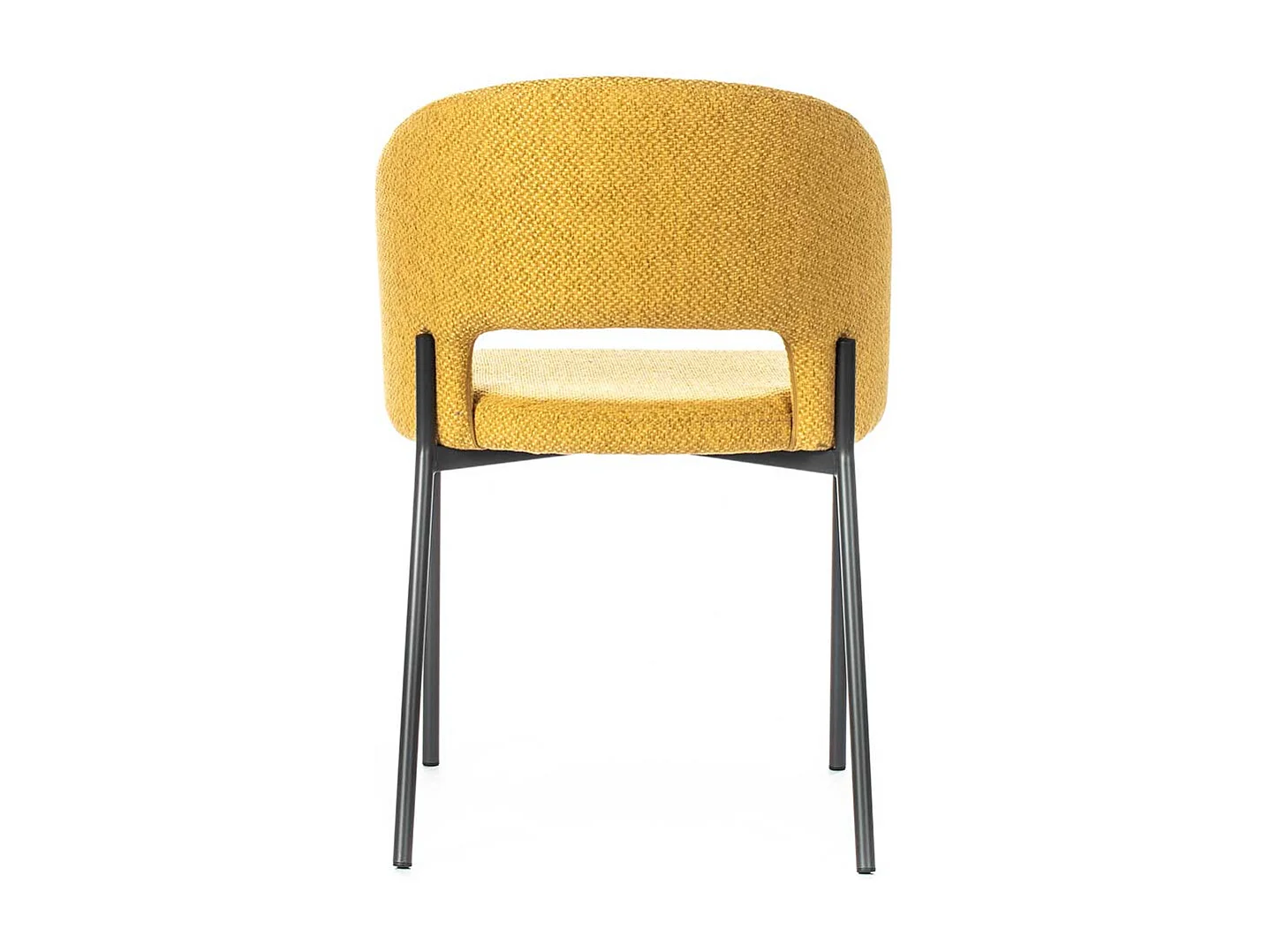 Esszimmerstühle in Gelb Armlehnen (2er Set)