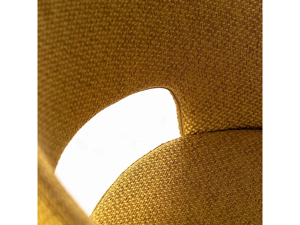 Esszimmerstühle in Gelb Armlehnen (2er Set)