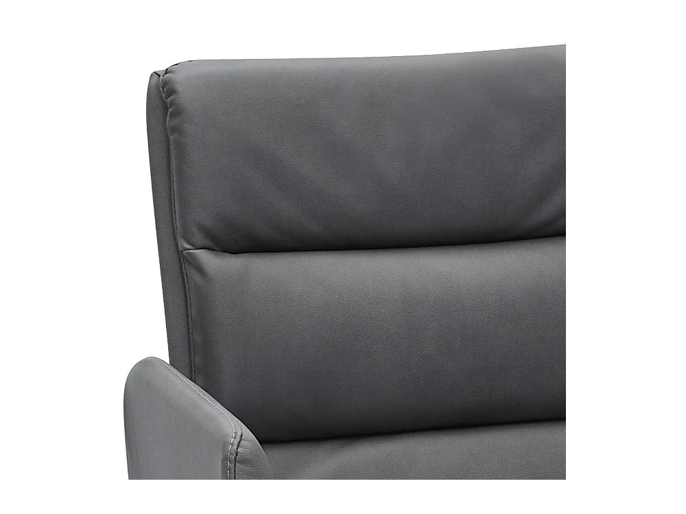 Armlehnstuhl Polsterstuhl Esszimmer in Dunkelgrau mit Gestell aus Metall